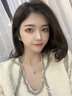 克拉瑟（KELASEE）18k海洋之心項鏈女款輕奢小眾托帕石情人節(jié)禮物送女朋友老婆生日 18K金托帕石吊墜+項鏈 曬單實拍圖