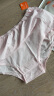 铜牛 女士内裤 汗布 大码加肥型三角裤 吸湿透气内裤 VC005 浅粉色 175/100 实拍图