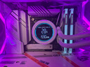 金河田（Golden field）HIFI XD360數(shù)顯一體式CPU水冷散熱器 白色ARGB 臺式電腦主機冷排/數(shù)碼顯示屏 XD360數(shù)顯 /白色 曬單實拍圖
