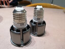 SHLQLED LED聚光燈杯COB射燈E27螺口筒燈暖白 嵌入式光源220v 豪華款燈杯5w 暖白 曬單實(shí)拍圖