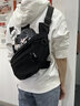 回力斜挎包男大容量休閑輕便單肩包國潮街頭小挎包港風(fēng)胸包運動(dòng)腰包女 黑色 曬單實(shí)拍圖