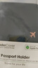 熱范聯(lián)名EGO防丟護照夾多功能出國旅行機票夾證件卡包全球定位追蹤收 炭灰色 曬單實拍圖