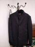 老人頭純羊毛長(cháng)款過(guò)膝雙面呢大衣男士時(shí)尚休閑保暖毛呢外套2025秋冬新款 黑色 M /170 曬單實(shí)拍圖