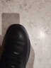 百狄（BYETIVE）小皮鞋男夏季透氣商務(wù)正裝休閑大頭皮鞋男厚底增高工裝鞋大碼男鞋 黑色(四季款) 45皮鞋碼 曬單實(shí)拍圖