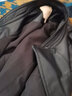 WEWE唯唯春秋新款女裝搖滾時(shí)尚潮流機(jī)車PU皮衣甜酷立領(lǐng)拉鏈短款?yuàn)A克 黑色 S 曬單實(shí)拍圖