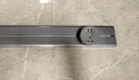 美的（Midea）明裝軌道插座纖薄可移動(dòng)墻壁插座壁掛式接線板多功能免打孔 【深空灰】60cm+五孔*4 曬單實(shí)拍圖