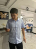 【109兩件】短袖襯衫男夏季新款男裝商務(wù)休閑白襯衫韓版修身衣服男士潮流免燙百搭純色襯衣正裝 短袖灰色+短袖白色 XL【建議125-140斤】 曬單實拍圖