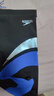 速比濤（Speedo）【汪順同款】電氣矩陣黑標(biāo)Hero5.0復(fù)刻鯊魚皮及膝泳褲男 黑/藍(lán) 38 曬單實(shí)拍圖