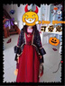 小咔衣濃萬(wàn)圣節兒童服裝女童cosplay吸血鬼化妝舞會(huì )女巫演出服公主裙秋季 WS女王款+星星帽子 160 曬單實(shí)拍圖