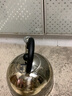 美廚（maxcook）燒水壺304不銹鋼水壺 加厚鳴音 鋅合金壺嘴 煤氣電磁爐通用 3.0L水壺鋅合金壺蓋 曬單實(shí)拍圖