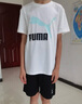 彪馬（PUMA）新款兒童男女童短袖套裝針織圓領(lǐng)舒適彈力休閑運(yùn)動(dòng)兩件套 本白10101 160 cm 曬單實(shí)拍圖