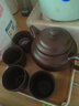 珍田閣江蘇宜興紫砂大茶壺泡茶壺沖茶器大容量茶具套裝提梁壺一壺四六杯 紫砂大號仿古壺帶四杯 曬單實(shí)拍圖