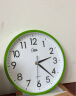 康巴丝（Compas）挂钟 创意简约钟表客厅石英钟表挂墙时钟 c2855 绿色 26cm直径 实拍图