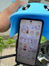 電動(dòng)車(chē)手機支架小頭盔電瓶車(chē)摩托車(chē)外賣(mài)騎手防水遮陽(yáng)罩導航手機架 后視鏡款+藍色*小鹿頭盔【一鹿平安】 曬單實(shí)拍圖