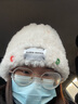 笙格兒 白鹿同款帽子女冬季毛絨帽加厚保暖漁夫帽冷帽秋冬天時(shí)尚可愛(ài)針織毛線(xiàn)帽盆帽 氣質(zhì)白 均碼 曬單實(shí)拍圖