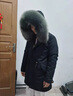 皮爾卡丹（pierre cardin）海寧派克服皮草大衣外套男款皮毛水貂絨獺兔毛內(nèi)膽中長款冬季 黑色內(nèi)膽-長款 XL 建議115-130斤 曬單實拍圖