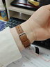 ROMISS適用iwatch11蘋(píng)果手表表帶apple watch s10女士s9新款iphone高級真皮applewatch手表帶42/45/46mm 焦糖棕（纖細女款） 44/45/46/49表盤(pán)【銀色-表扣】 曬單實(shí)拍圖