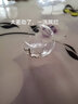 福和豐創(chuàng)意鑲銀耐熱雙層加厚防燙透明玻璃小茶杯功夫茶具品茗杯個人單杯 雙層玻璃杯-梅蘭竹菊各1個 曬單實拍圖