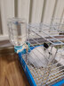 艾妮斯小寵倉(cāng)鼠飲水器 水樽兔子龍貓荷蘭豬水壺  不漏水 滾珠 藍(lán)色滴滴寵愛(ài)水樽 330ml 曬單實(shí)拍圖