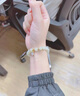 詩(shī)芙璐新中式和田玉白母貝文玩手串清透女款送禮 和田玉手串 曬單實(shí)拍圖