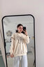 A 21 FUNB13歲大童衛(wèi)衣16少女春秋裝12到15長(zhǎng)袖T恤初中學(xué)生女孩圓領(lǐng)上衣服 杏色 170 M80-110斤 曬單實(shí)拍圖