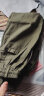 潮西登工装裤男干活穿的裤子男耐磨建筑工人工地工作服秋季大码裤劳保裤 绿色 M 实拍图