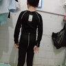艾倫伯頓（Alen Botun）兒童緊身衣服籃球運動(dòng)套裝速干衣訓練足球男童高彈內搭打底衣服 黑灰套裝【模特圖】 S/140碼（推薦130-140cm 50-65斤 曬單實(shí)拍圖
