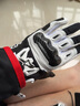 Alpinestars SMX-2 a星摩托車(chē)手套碳纖維夏季透氣機(jī)車(chē)裝備騎士騎行手套 黑白色 L 曬單實(shí)拍圖
