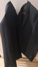 皮爾卡丹（pierre cardin）高檔品牌中老年羊絨大衣男爸爸中長(cháng)款冬季過(guò)膝風(fēng)衣男士羊毛呢外套 加絨 黑羊毛呢【長(cháng)款】 1310【款 185/XXL【160斤-170斤左右穿】 曬單實(shí)拍圖