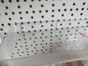 鉑耐圓孔金屬洞洞板置物架裝飾墻上隔板收納盒展示架掛墻免打孔掛鉤 矩形盒【1個(gè)裝】 曬單實(shí)拍圖
