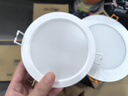雷士照明（NVC）LED筒燈射燈商業(yè)筒燈超薄嵌入天花燈8W-開孔110mm  白光  曬單實拍圖