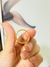 謝瑞麟（TSL）黃金戒指男女款結(jié)婚戒指情侶對戒YN751-YN752 男款-約7.25克（工費(fèi)1380元） 曬單實(shí)拍圖