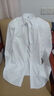 暖世界長(cháng)袖襯衫男士商務(wù)正裝彈力休閑免燙抗皺結婚伴郎襯衣加肥加大碼 G2391白色明扣 46 曬單實(shí)拍圖