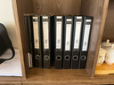 得力（deli） 紙板文件夾雙強力文件夾板夾A4紙板活頁(yè)資料彈簧打孔夾子單個(gè)裝 長(cháng)押夾+板夾顏色隨機 5456 曬單實(shí)拍圖