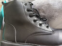 大東秘語(yǔ)2025秋冬新款加絨馬丁靴女粗跟厚底英倫風(fēng)短靴子女大碼 黑色加絨 36 曬單實(shí)拍圖