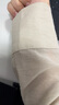對白【5A抗菌】時髦假兩件長袖襯衫女2025秋新款法式慵懶小眾襯衣 茶綠色 S 曬單實拍圖