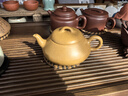 眷砂堂宜興原礦紫砂壺純手工泡茶壺家用高端茶具套裝黃金段泥漢棠石瓢 原礦黃金段 280ml 曬單實(shí)拍圖