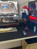 毕亚兹 鼠标垫超大号 PU皮质防滑垫办公室桌垫笔记本电脑垫键盘垫书桌写字台垫游戏垫 黑色单面120*60cm  实拍图