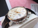 【二手99新】萬(wàn)國（IWC）柏濤菲諾系列三眼計時(shí)真皮表帶自動(dòng)機械男款手動(dòng)上鏈八日鏈紅60二手奢侈品 柏濤菲諾IW391022白盤(pán)金針 曬單實(shí)拍圖