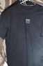 布先生布先生重磅廓形不對稱(chēng)拼接印花短袖2023夏純棉T恤男百搭GT01787 重磅微廓形 石墨黑 M (170) 曬單實(shí)拍圖