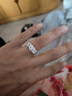 星執白18K金莫桑石鉆戒指潮商務(wù)戒子男鉆石對戒訂結婚禮物鉑金送老公 18K金戒指1克拉 14-20 指圈號可選 曬單實(shí)拍圖