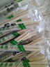 雷仕頓一次性筷子商用飯店專(zhuān)用衛生方便筷家用獨立包裝外賣(mài)打包竹筷 精品圓筷4.5*17.5厘米1000雙-偏細 曬單實(shí)拍圖
