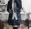 織姬日系英倫jk制服學(xué)院風(fēng)套裝女高校學(xué)生裙外套秋冬季新款西服上衣女 西裝外套+襯衫+百褶裙+領(lǐng)帶 M 建議90-105斤 曬單實(shí)拍圖