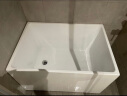 浪鲸（SSWW）卫浴一体成型独立式小户型浴缸家用成人亚克力深泡方形泡澡浴池缸 1米独立式浴缸 实拍图