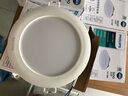 飛利浦LED筒燈嵌入式孔燈走廊燈過道玄關(guān)燈超薄大開孔10cm頂燈無主燈 10.5W5寸中性光開孔120到135mm 曬單實(shí)拍圖