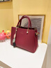 Cavion Koist奢侈新品女士包包手提包女單肩斜挎包高級感媽媽包婆婆新年禮物 紅色 精美禮盒包裝 曬單實(shí)拍圖