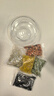 善揚黃水晶碎石五色石五彩水晶金木水火土五行石五色仿水晶聚寶盆配件 五色水晶石500g 曬單實(shí)拍圖