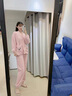 莫山山睡衣女冬季珊瑚絨連帽套頭卡通長毛絨睡衣加絨加厚保暖家居服套裝 8819-【藍(lán)白小鴨】 L 曬單實(shí)拍圖