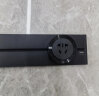 优必克轨道插座暗装黑色CD纹嵌入式厨房岛台餐边柜移动滑轨插座QT-AB211 实拍图