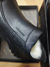老爺車(chē)冬季棉鞋男皮毛一體加絨中老年爸爸皮鞋男牛皮高幫男鞋防滑雪地靴 LYCM18222黑色 41 曬單實(shí)拍圖